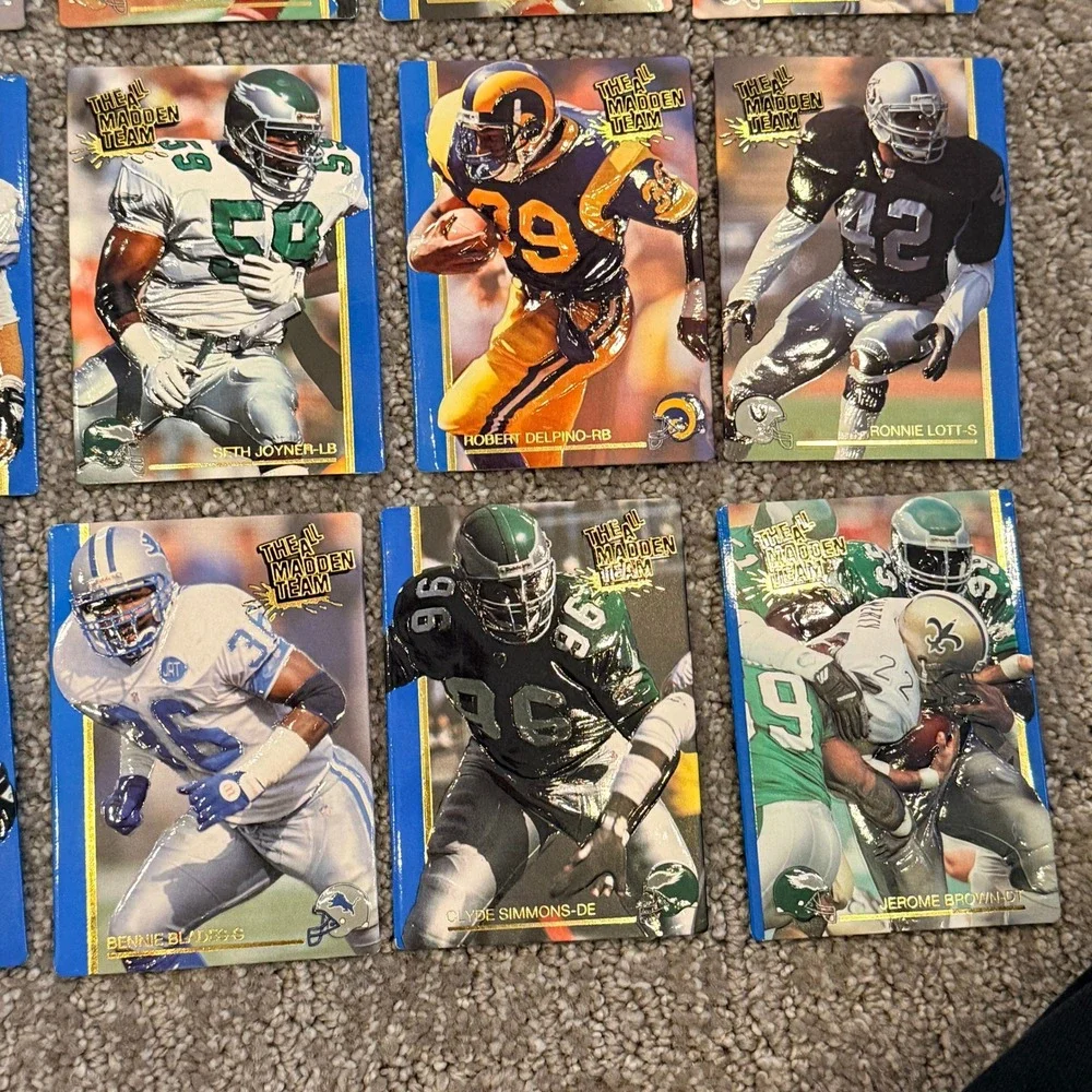 Pro Set 1991 The All-Madden Team Football Cards Lot Jerry Rice Irvin Lott 27pc